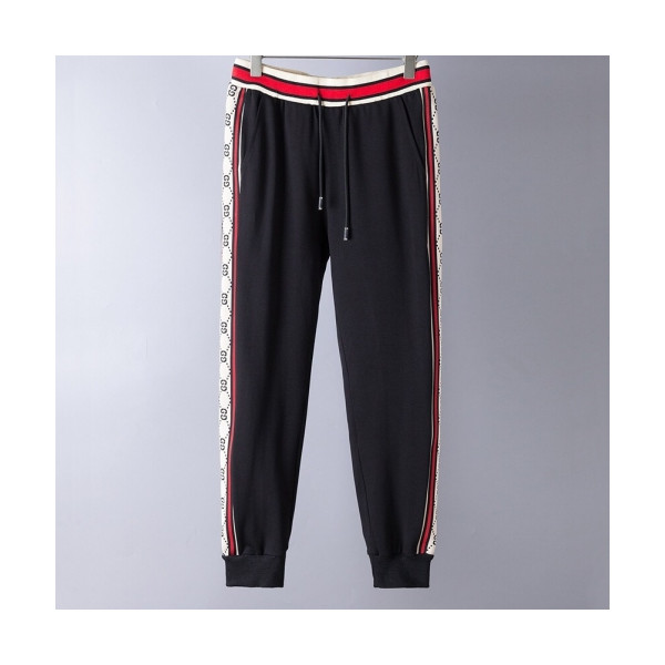 ✨[구찌]Gucci 2020 Mens Casual Logo Silket Training Pants - 구찌 2020 남성 캐쥬얼 로고 실켓 트레이닝 팬츠 Guc02366x.Size(m - 2xl).블랙