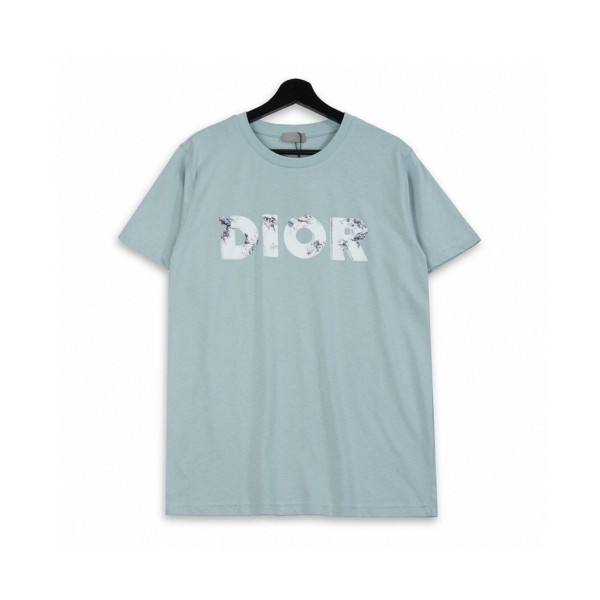 ✨[디올]Dior 2020 Mm/Wm Logo Cotton Short Sleeved Tshirts - 디올 2020 남자 로고 코튼 반팔티 Dio0584x.Size(xs - l).민트