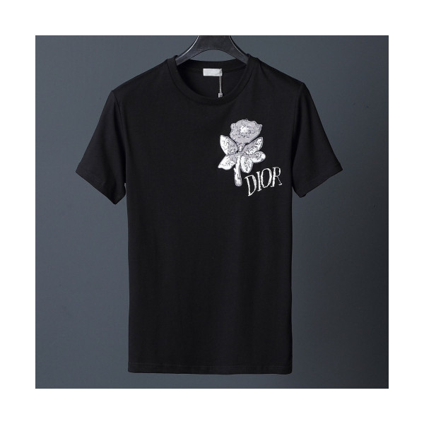 ✨[디올]Dior 2020 Mens Logo Polo Cotton Short Sleeved Tshirts - 디올 2020 남성 로고 폴로 코튼 반팔티 Dio0588x.Size(s - 2xl).블랙