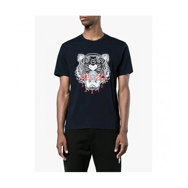 ✨[겐조]Kenzo 2020 Mm/Wm Tiger Cotton Short Sleeved Tshirts - 겐조 2020 남자 타이거 캐쥬얼 코튼 반팔티 Ken0100x.Size(s - xl).블랙