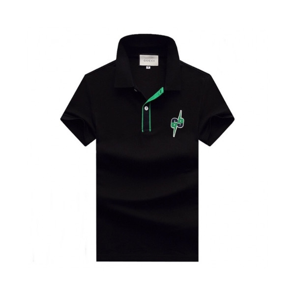 ✨[매장판]Gucci 2020 Mens Logo Cotton Polo Short Sleeved Tshirts - 구찌 2020 남성 로고 폴로 코튼 반팔티 Guc02432x.Size(m - 3xl).블랙