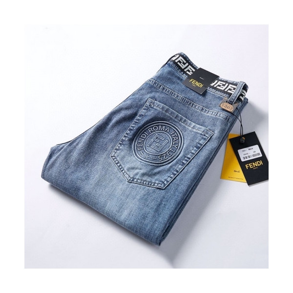 ✨[매장판]Fendi 2020 Mens Classic Denim Jeans - 펜디 2020 남성 클래식 데님 청바지 Fen0658x.Size(29 - 40).블루
