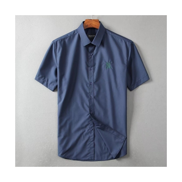 ✨[구찌]Gucci 2020 Mens Basic Silket Short Sleeved Tshirts - 구찌 2020 남성 베이직 실켓 반팔 티셔츠 Guc02460x.Size(m - 3xl).네이비