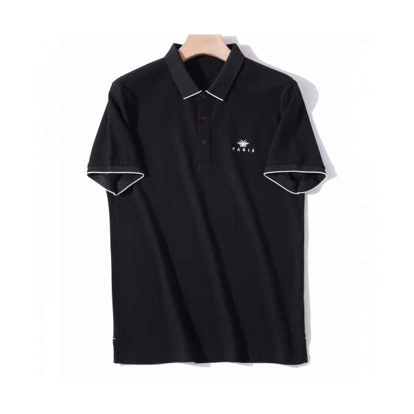 ✨[디올]Dior 2020 Mens Business Silket Short Sleeved Polo Tshirts - 디올 2020 남성 비지니스 실켓 폴로 반팔티 Dio0627x.Size(m - 3xl).블랙
