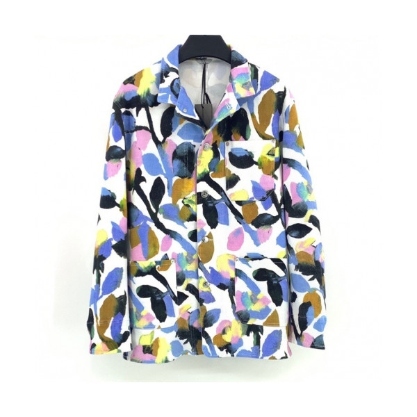 ✨[디올]Dior 2020 Mens Trendy Flower Suit Jackets - 디올 2020 남성 트렌디 플라워 슈트 자켓 Dio0645x.Size(s - xl).블루