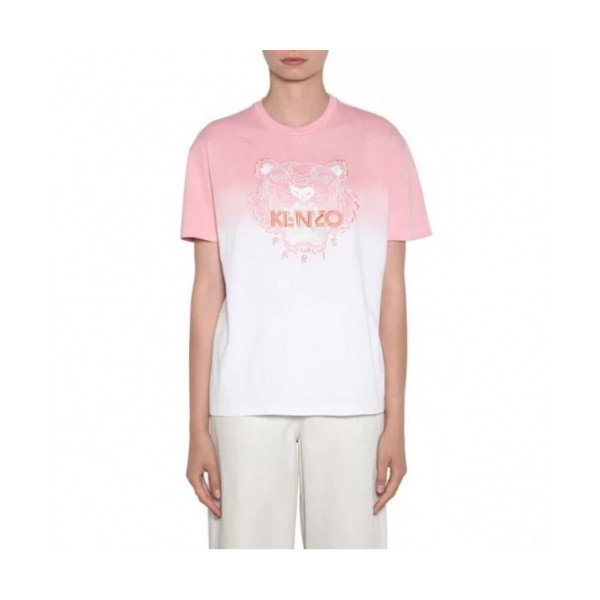 ✨[겐조]Kenzo 2020 Mm/Wm Tiger Cotton Short Sleeved Tshirts - 겐조 2020 남/녀 타이거 캐쥬얼 코튼 반팔티 Ken0110x.Size(m - 2xl).핑크