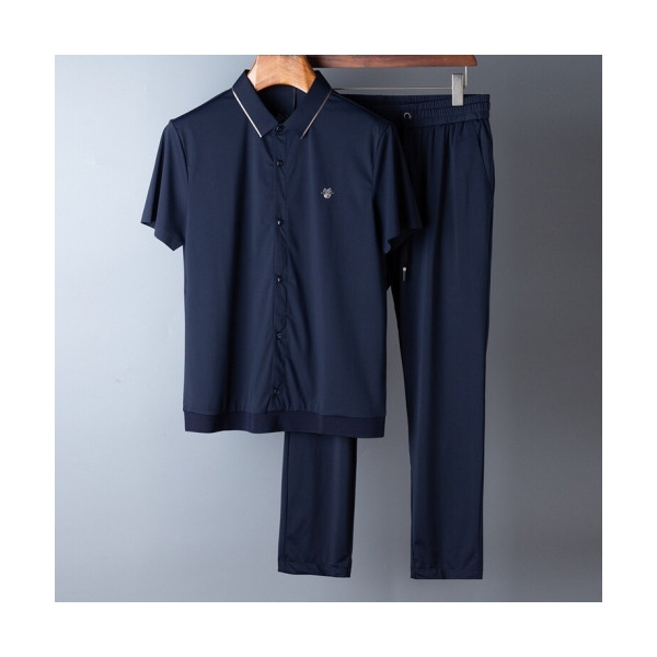 ✨[디올]Dior 2020 Mens Casual Training Short Sleeved Clothes&Pants - 디올 2020 남성 캐쥬얼 반팔 트레이닝복&팬츠 Dio0668x.Size(m - 3xl).블랙