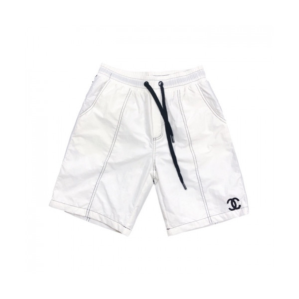 ✨[샤넬]Chanel 2020 Mens Logo Casual Training Half Pants - 샤넬 2020 남성 캐쥬얼 트레이닝 반바지 Cnl0587x.Size(m - 2xl).화이트
