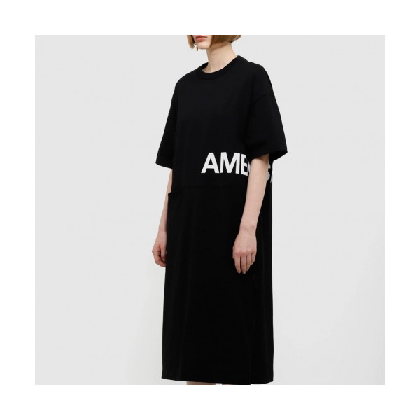 ✨[앰부시]Ambush 2020 Womens Logo Cotton One-pieces - 앰부시 2020 여성 로고 코튼 원피스 Amb0036x.Size(s - l).네이비