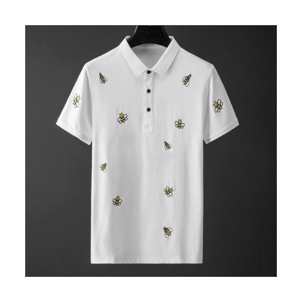✨[디올]Dior 2020 Mens Casual Short Sleeved Polo Tshirts - 디올 2020 남성 캐쥬얼 폴로 반팔티 Dio0694x.Size(m - 2xl).화이트