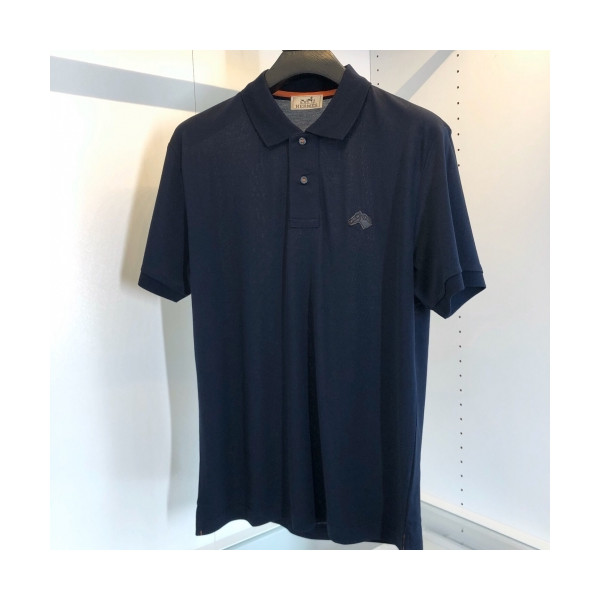 ✨[에르메스]Hermes 2020 Mens Silket Short Sleeved Polo Tshirts - 에르메스 2020 남성 실켓 폴로 반팔티 Her0485x.Size(m - 2xl).네이비