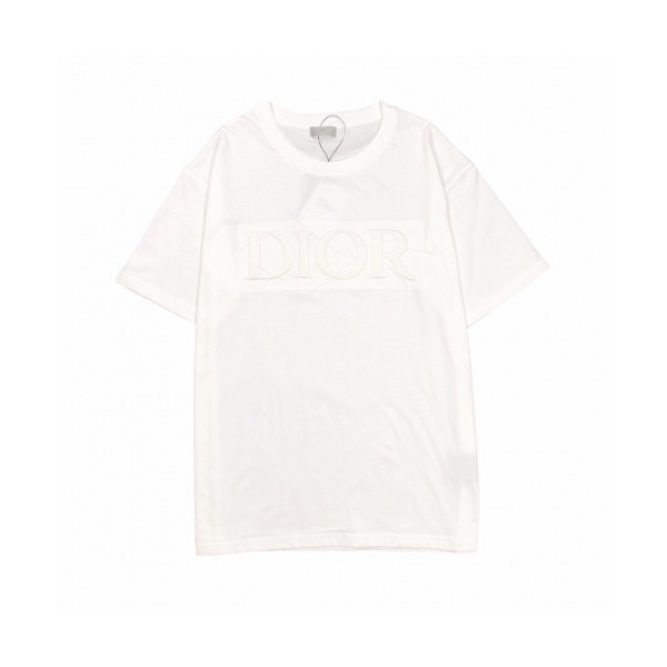 ✨[디올]Dior 2020 Mens Casual Crew-neck Short Sleeved Tshirts - 디올 2020 남성 캐쥬얼 크루넥 반팔티 Dio0709x.Size(m - 2xl).화이트