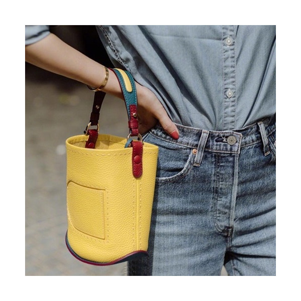 ✨Delvaux 2020 Pin Leather Shoulder Bag,20cm - 델보 2020 핀 레더 숄더백,DVB0343,20cm .옐로우