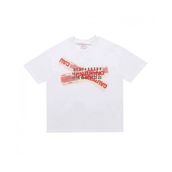 ✨[메종 마르지엘라]Maison margiela 2020 Mens Deserve Printing Cotton Short Sleeved Tshirts - 메종 마르지엘라 2020 남성 프린팅 코튼 반팔티 Mai0025x.Size(s - xl).화이트