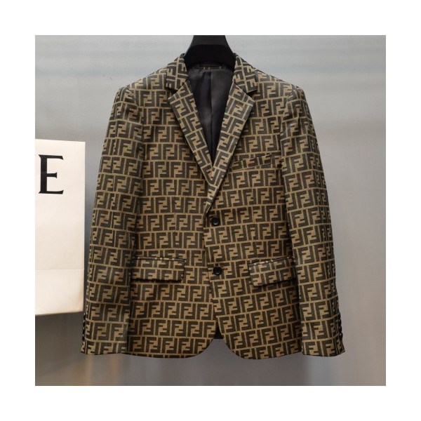✨[펜디]Fendi 2020 Mens Eyes Fail Casual Jackets - 펜디 2020 남성 몬스터 캐쥬얼 자켓 Fen0796x.Size(m - 3xl).브라운