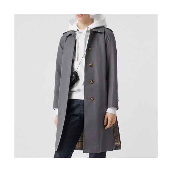 ✨[버버리]Burberry 2020 Womens Vintage Cotton Trench Coats - 버버리 2020 여성 빈티지 코튼 트렌치 코트 Bur02967x.Size(s - 2xl).그레이