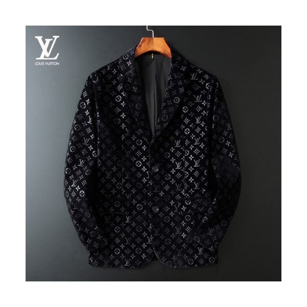 ✨[루이비통]Louis vuitton 2020 Mens Logo Suit Jackets - 루이비통 2020 남성 로고 슈트 자켓 Lou02262x.Size(m - 3xl).블랙