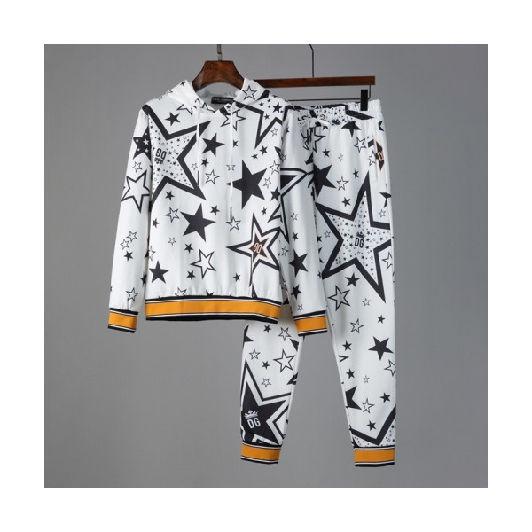 ✨[돌체앤가바나]Dolce&Gabbana 2020 Mens Casual Training Clothes&Pants - 돌체앤가바나 2020 남성 캐쥬얼 트레이닝복&팬츠 Dol0270x.Size(m - 3xl).화이트