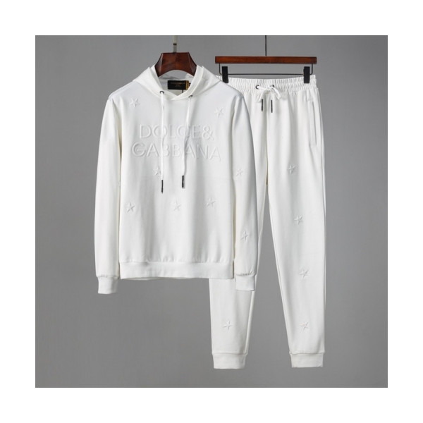 ✨[돌체앤가바나]Dolce&Gabbana 2020 Mens Casual Training Clothes&Pants - 돌체앤가바나 2020 남성 캐쥬얼 트레이닝복&팬츠 Dol0271x.Size(m - 3xl).화이트