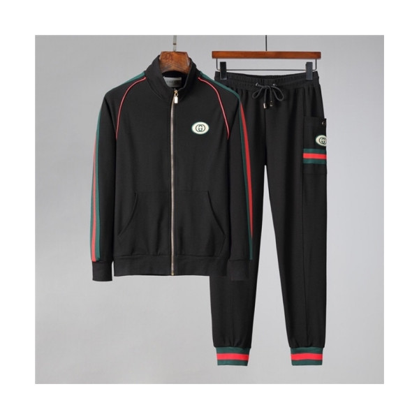 ✨[구찌]Gucci 2020 Mens Logo Casual Training Clothes - 구찌 2020 남성 로고 캐쥬얼 트레이닝복 Guc03093x.Size(m - 3xl).블랙