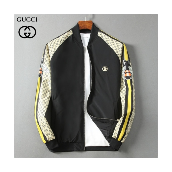 ✨[구찌]Gucci 2020 Mens Logo Casual Jackets - 구찌 2020 남성 로고 캐쥬얼 양면 자켓 Guc03095x.Size(m - 3xl).블랙