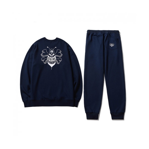 ✨[디올]Dior 2020 Mens Logo Casual Cotton Training Clothes&Pants - 디올 2020 남성 로고 캐쥬얼 코튼 트레이닝복&팬츠 Dio0884x.Size(m - 3xl).네이비