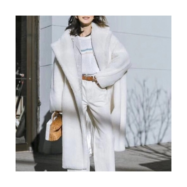 ✨[매장판]Maxmara 2020 Ladies Luxury Flannel Coats - 막스마라 2020 여성 럭셔리 플란넬 코트 Max0059x.Size(s - l).화이트