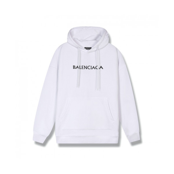 ✨[발렌시아가]Balenciaga 2020 Mm/Wm Logo Cotton Hoodie - 발렌시아가 2020 남/녀 로고 코튼 후디 Bal0837x.Size(xs - l).화이트