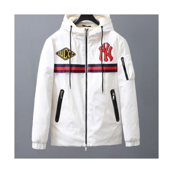 ✨[구찌]Gucci 2020 Mens Logo Casual Duck Down Padding - 구찌 2020 남성 로고 캐쥬얼 덕다운 패딩 Guc03141x.Size(m - 3xl).화이트