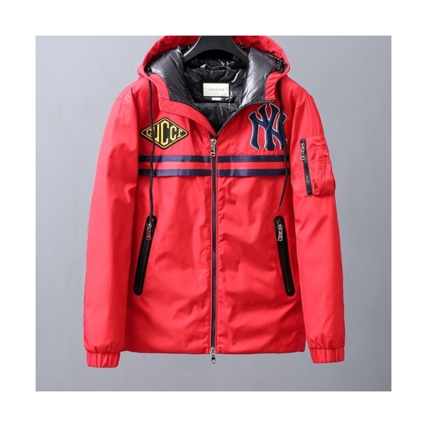 ✨[구찌]Gucci 2020 Mens Logo Casual Duck Down Padding - 구찌 2020 남성 로고 캐쥬얼 덕다운 패딩 Guc03142x.Size(m - 3xl).레드