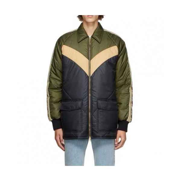 ✨[구찌]Gucci 2020 Mens Logo Casual Down Padding - 구찌 2020 남성 로고 캐쥬얼 다운 패딩 Guc03169x.Size(m - 2xl).카키