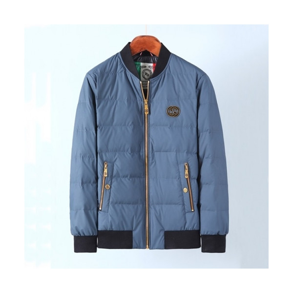 ✨[구찌]Gucci 2020 Mens Logo Casual Down Jackets - 구찌 2020 남성 로고 캐쥬얼 다운 자켓 Guc03253x.Size(m - 3xl).블루