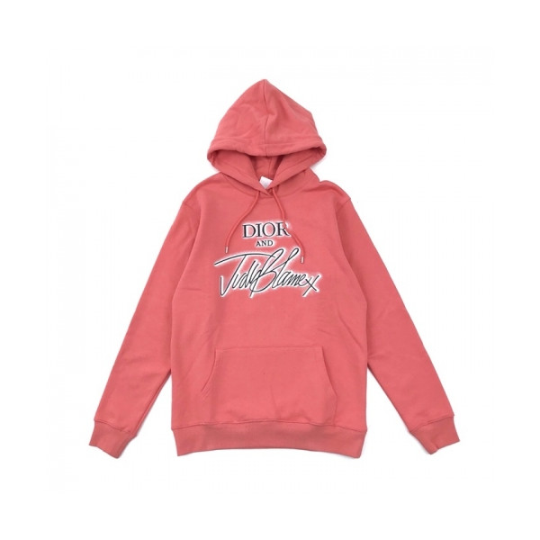 ✨[디올]Dior 2020 Mm/Wm Logo Casual Cotton Hoodie - 디올 2020 남/녀 로고 캐쥬얼 코튼 후디 Dio01038x.Size(xs - l).핑크