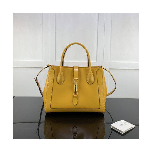 ✨[구찌]Gucci 2020 Women's Leather Tote Shoulder Bag,30cm - 구찌 2020 여성용 레더 토트 숄더백,30cm,GUB1245,옐로우