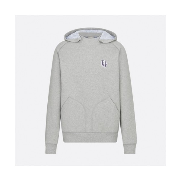 ✨[디올]Dior 2021 Mm/Wm Logo Casual Cotton Hoodie - 디올 2021 남/녀 로고 캐쥬얼 코튼 후디 Dio01085x.Size(xs - xl).그레이