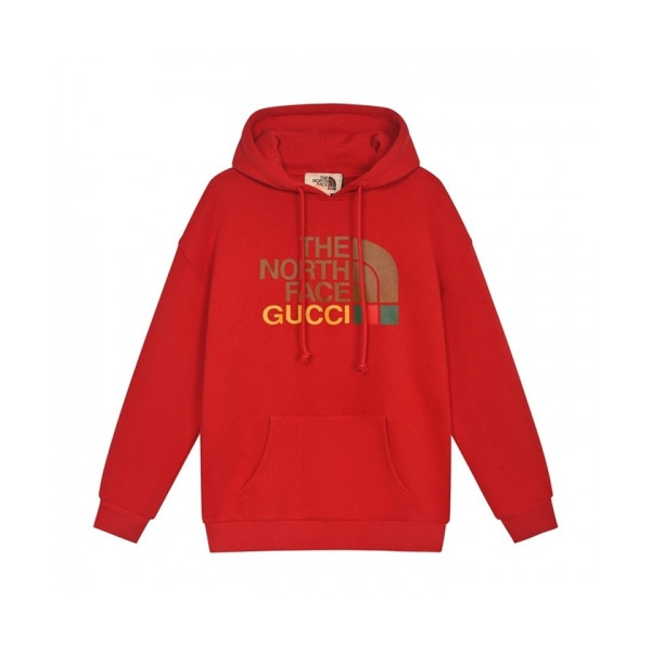 ✨[구찌]Gucci 2020 Mm/Wm Logo Casual Oversize Cotton Hooded - 구찌 2020 남/녀 로고 캐쥬얼 오버사이즈 코튼 후드티 Guc03458x.Size(s - l).레드
