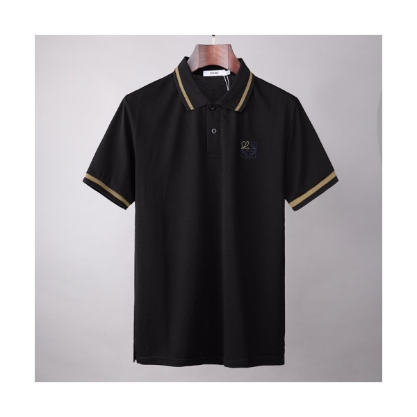 ✨[로에베]Loewe 2021 Mens Smile Short Sleeved Tshirts - 로에베 2021 남성 폴로 반팔티 Loe0404x.Size(m - 2xl).블랙