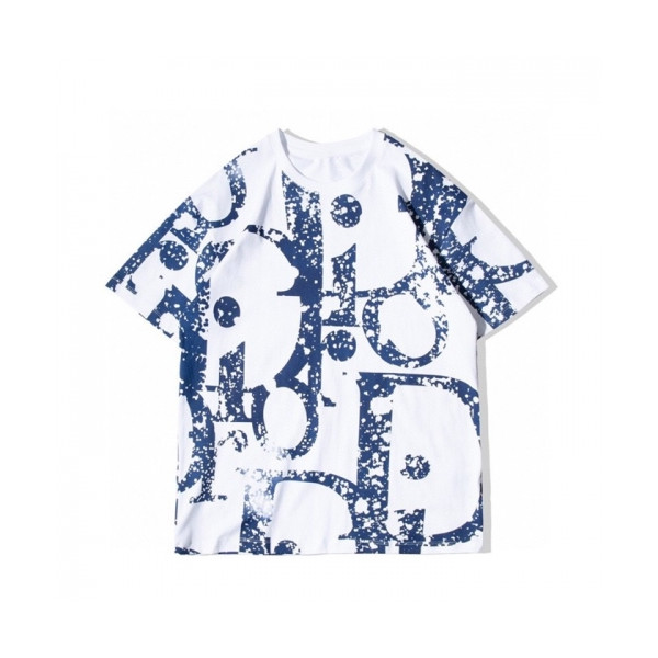 ✨[디올]Dior 2021 Mm/Wm Casual Crew-neck Short Sleeved Tshirts - 디올 2021 남/녀 캐쥬얼 크루넥 반팔티 Dio01176x.Size(s - 2xl).화이트