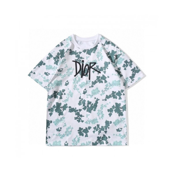 ✨[디올]Dior 2021 Mm/Wm Casual Crew-neck Short Sleeved Tshirts - 디올 2021 남/녀 캐쥬얼 크루넥 반팔티 Dio01177x.Size(s - 2xl).화이트