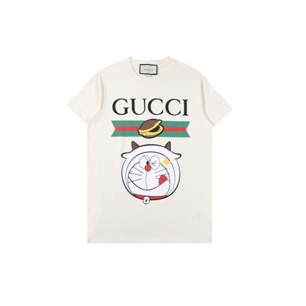 ✨[매장판]Gucci 2021 Mm/Wm Logo Short Sleeved Tshirts - 구찌 2021 남/녀 로고 반팔티 Guc03550x.Size(s - l).아이보리