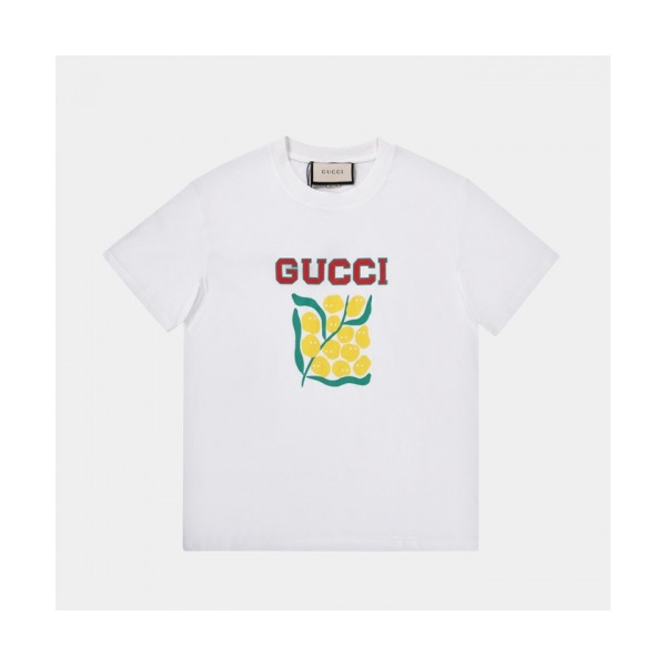 ✨[매장판]Gucci 2021 Mm/Wm Logo Short Sleeved Tshirts - 구찌 2021 남/녀 로고 반팔티 Guc03554x.Size(xs - l).아이보리