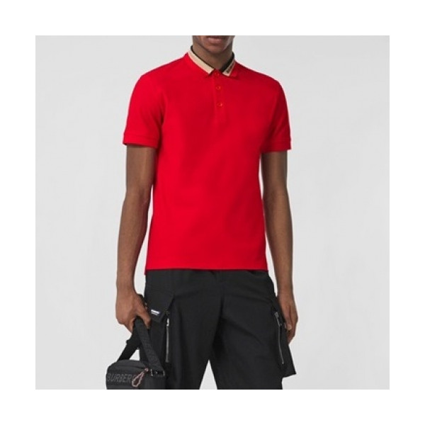 ✨[매장판]Burberry 2021 Mens Logo Cotton Short Sleeved Tshirts - 버버리 2021 남성 로고 코튼 반팔티 Bur03804x.Size(s - 2xl).레드