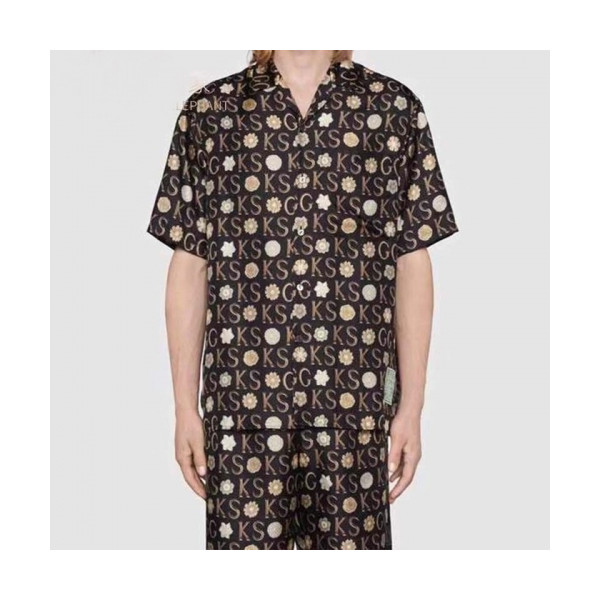 ✨[구찌]Gucci 2020 Mens Casual Cotton Tshirts - 구찌 2020 남성 캐쥬얼 코튼 셔츠 Guc03603x.Size(xs - l).블랙