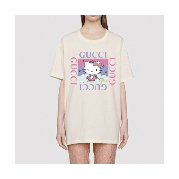 ✨[기획상품]Gucci Mm/Wm Logo Short Sleeved Tshirts Ivory - 구찌 2021 남/녀 로고 반팔티 Guc03666x Size(s - l) 아이보리