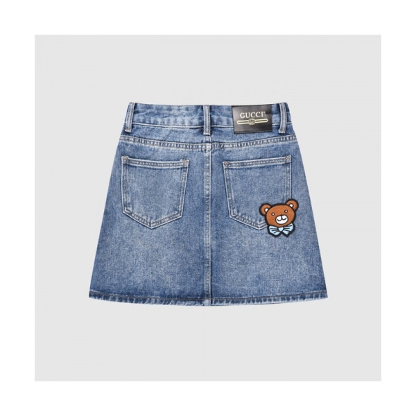 ✨Gucci Womens Initial Logo Skirts Blue - 구찌 2021 여성 이니셜 로고 스커트 Guc03755x Size(s - xl) 블루
