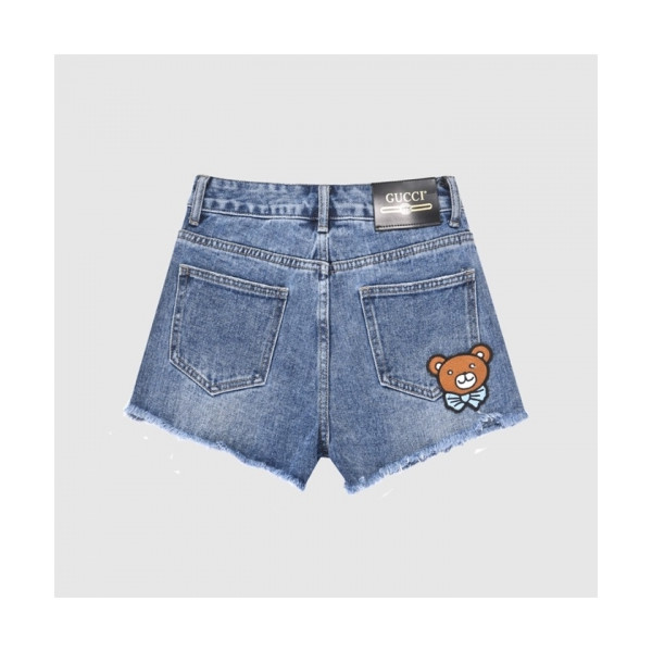 ✨Gucci Womens Initial Logo Half-pants Blue - 구찌 2021 여성 이니셜 로고 반바지 Guc03758x Size(s - xl) 블루