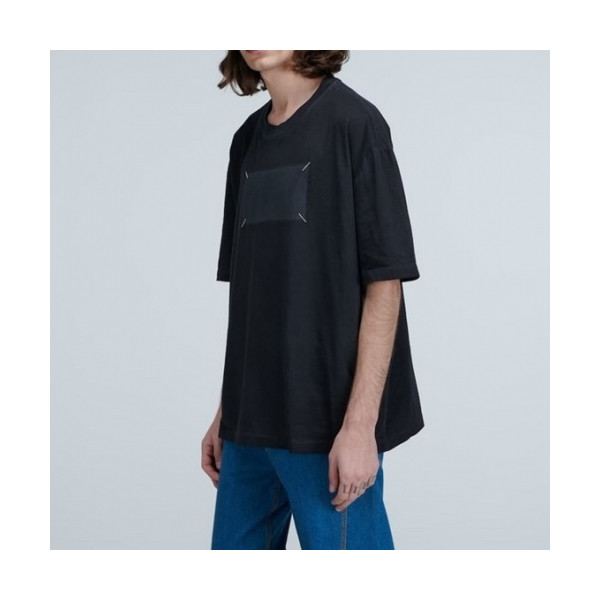 ✨[유니크]Maison margiela Mm/Wm Deserve Printing Cotton Short Sleeved Tshirts Black - 메종 마르지엘라 2021 남/녀 프린팅 코튼 반팔티 Mai0052x Size(s - xl) 블랙