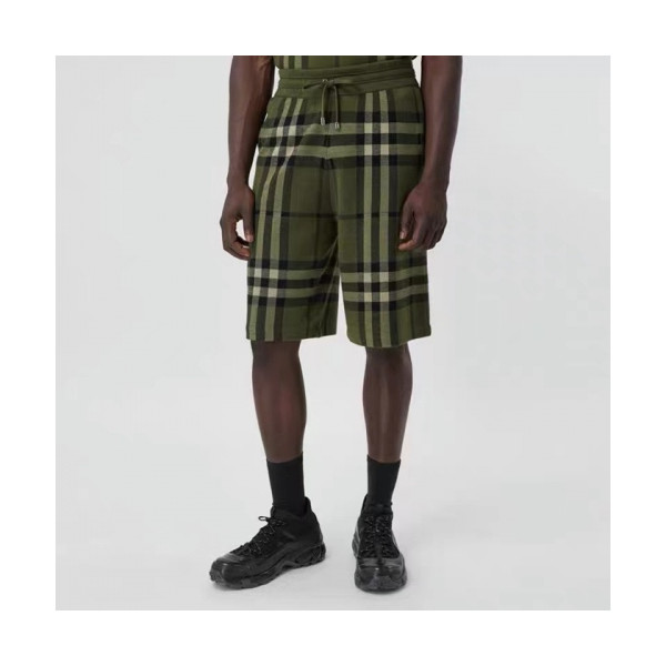 ✨[매장판]Burberry Mens Vintage Casual Training Half Pants Green - 버버리 2023 남성 빈티지 트레이닝 반바지 Bur04037x Size(s - l) 그린