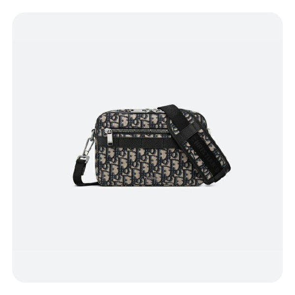 ✨디올 베이지&블랙 오블리크 자카드 사파리 메신저 백- Dior Oblique Jacquard Safari Messenger Bag- di2629z