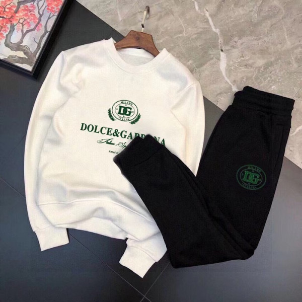 ✨[돌체앤가바나]Dolce&Gabbana 2025 Mens Casual Training Clothes&Pants - 돌체앤가바나 2025 남성 캐쥬얼 트레이닝복&팬츠 Dol0269x.Size(m - 5xl).화이트